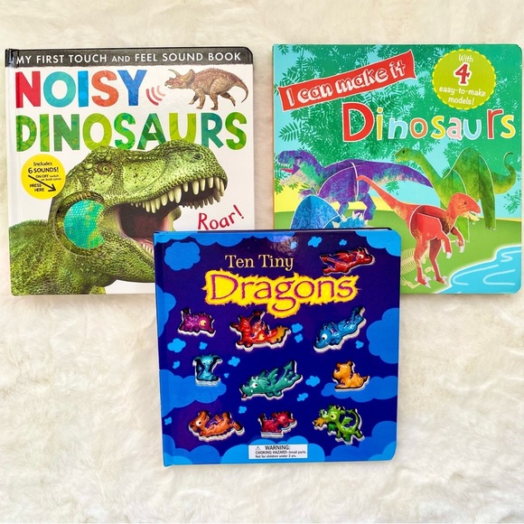 Dinosaur, Jungle, Dragon, Nature 5 Children’s Books - Picture 3 of 5